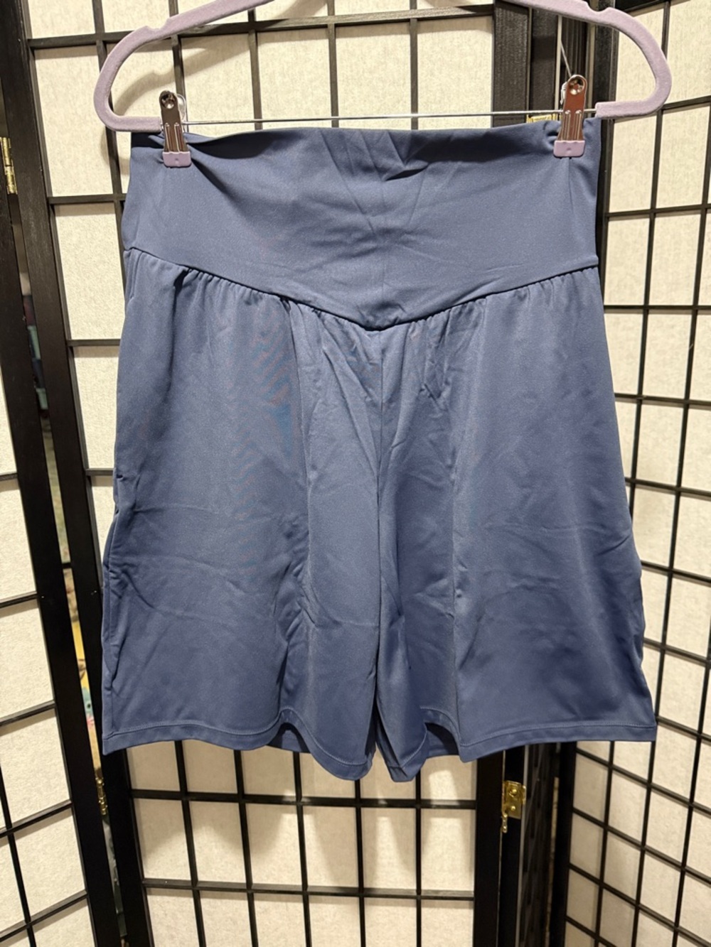 HALARA Navy Blue High-Waisted Athletic Shorts Size XL